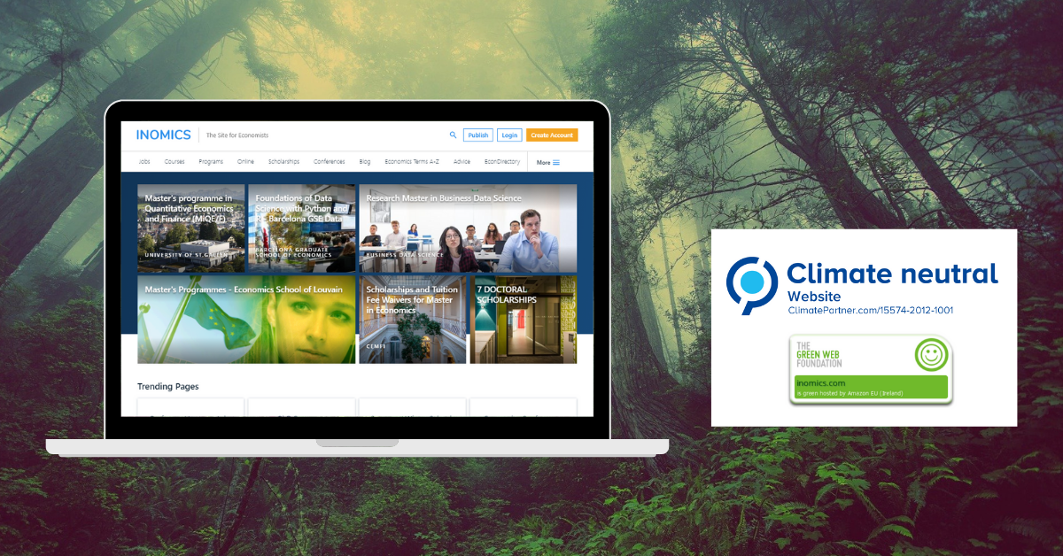 INOMICS Certified as carbon neutral website