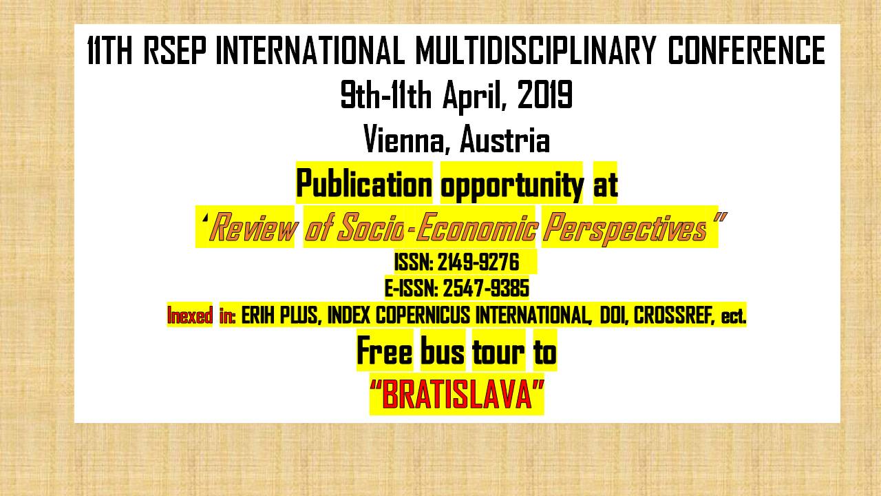 RSEP Vienna Conference - April 2019