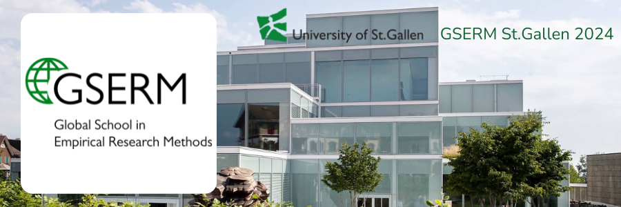 GSERM Summer School University of St. Gallen