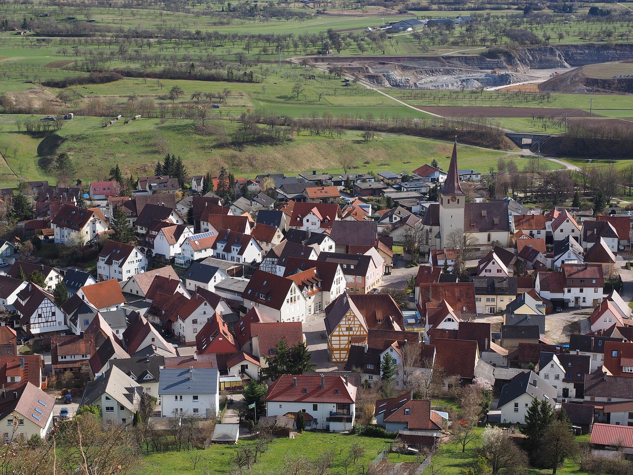 Village from above.