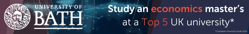 University of Bath - Study and economics master's at a Top 5 UK university