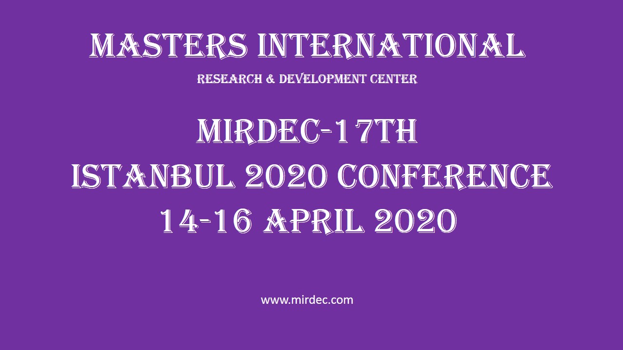 MIRDEC conference 2020 istanbul