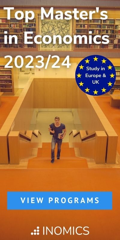 Top Master's Programs in Economics 2023/24 Top Master's Programs in Economics 2023/24
