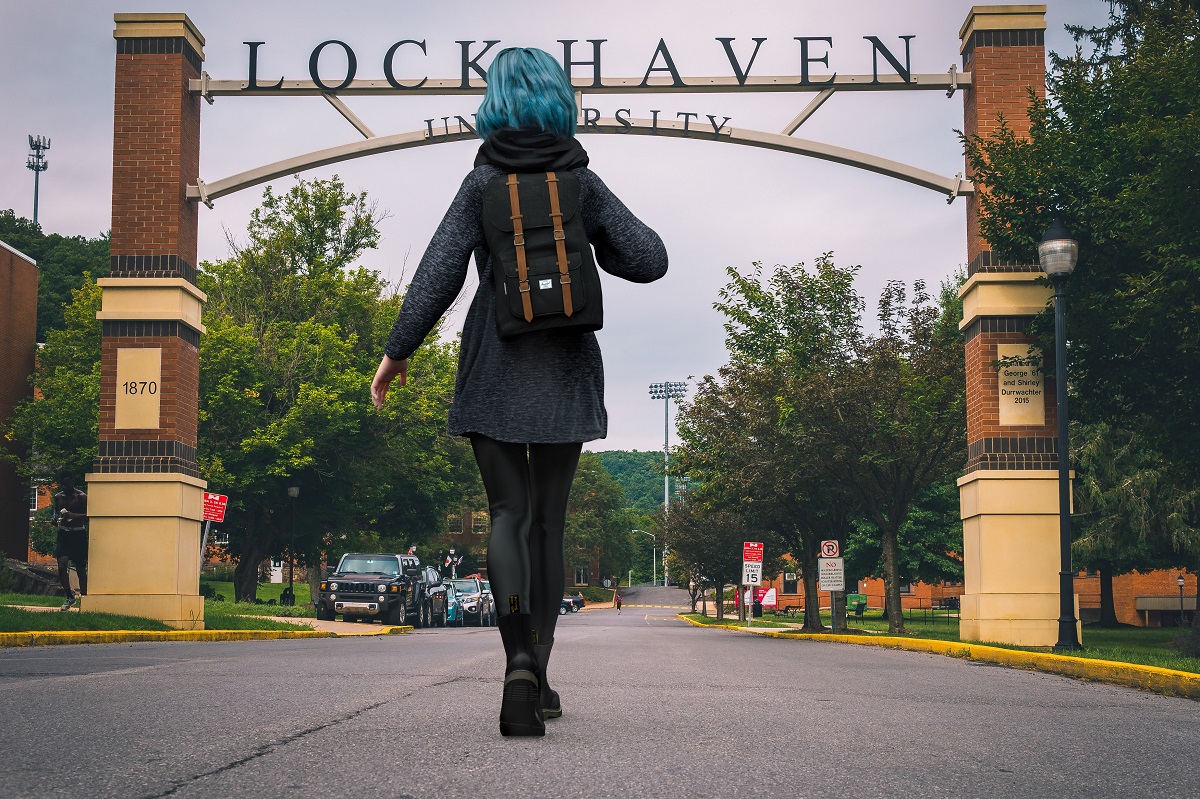 Lock Haven University Main Entrance