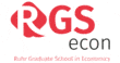 Logo for Ruhr Graduate School in Economics (RGS Econ)