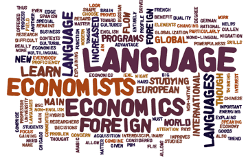 
          Why study Economics in a Foreign Language?
  