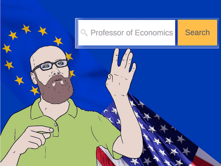 
          Where To Pursue an Academic Career as an Economist: USA vs Europe
  