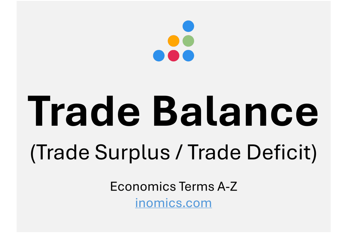 
          Trade Balance (Trade Surplus / Trade Deficit)
  