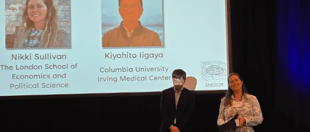 Dr. Nicolette Sullivan and Dr. Kiyohito Iigaya Receive 2025 Society of Neuroeconomics Early Career Award