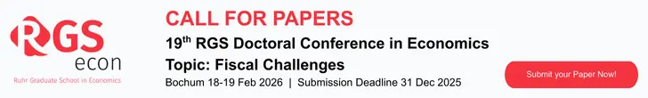19th RGS Doctoral Conference in Economics - Fiscal Challenges